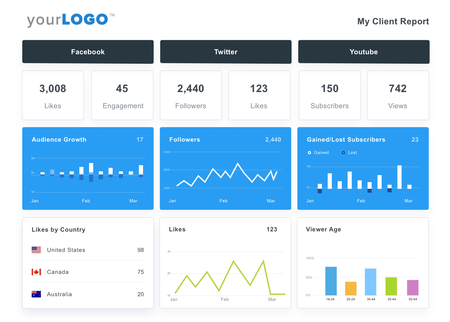 Marketing Analytics Dashboard | Wodu Media | SEO, PPC ...